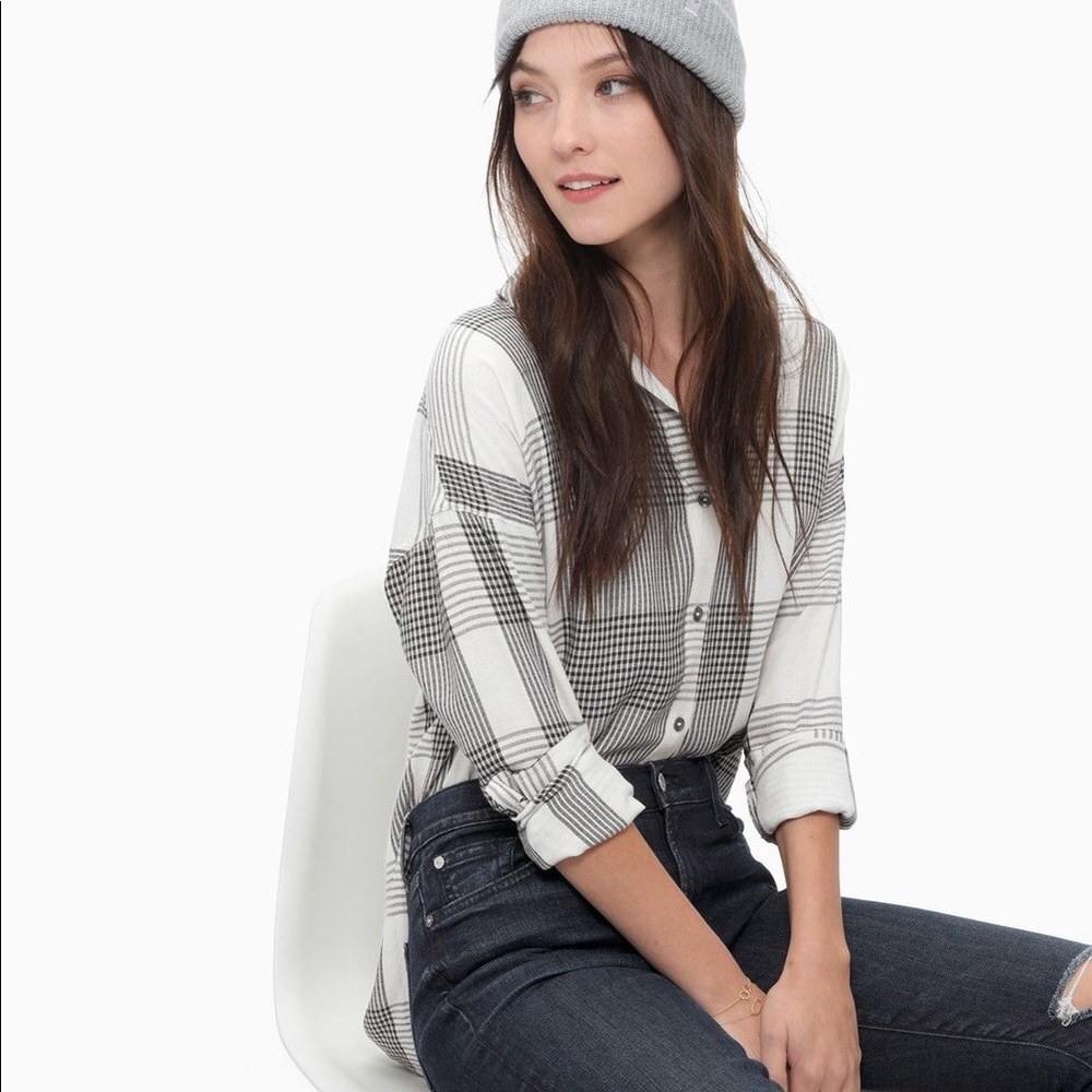 NWT $128 Splendid Murray Boyfriend Shirt - Sz. Sm